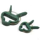 Set Of 20PCS Flowers Vegetables Bushes Branches Securing Durable Weatherproof Clips Green