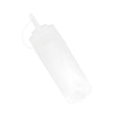 12oz Capacity Plastic Sauce Oil Vinegar Ketchup Mustard Mayonnaise Squeeze Bottle Dispenser for Home Kitchen Hotel Cafe Use White