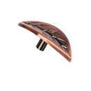Vintage Red Bronze Leaf Shape Cabinet Wardrobe Door Drawer Handle Pull Knob