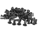 Nylon Push Type Car Clips for Ford Audi Landrover Honda 21075686 30Pcs Black