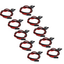 10x Computer Motherboard Power Cable Switch On/Off/Reset Button Replacement