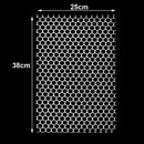 Plastic Environment Friendly Comfortable Cage Plate Hole Mat Dog Rabbit Walking Equipment Pet Supplies White 38x25cm