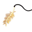 Golden Creative Palm Tree Leaf Metal Clip Bookmark Marker Reading Favor Gift