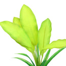 Green Plastic Fake Grass Cloth Leaves Plants Aquarium Fish Tank Ornament DIY