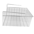 Wire Household Storage Rack Pantry Organiser Basket for Freezer Cabinet Cupboard Silver