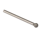 5pcs 45mm Diamond Coated Round Ball Shape Grinding Burrs Bits 3mm Shank