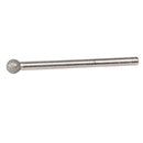 5pcs 45mm Diamond Coated Round Ball Shape Grinding Burrs Bits 3mm Shank
