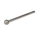 4pcs 45mm Diamond Coated Round Ball Shape Grinding Burrs Bits 3mm Shank