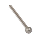 4pcs 45mm Diamond Coated Round Ball Shape Grinding Burrs Bits 3mm Shank