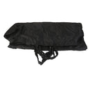 Foldable Waterproof Washable Hammock Style Non Slip Backings Adjustable Straps Car Seat Cover Protector Black