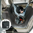 Waterproof Foldable Non Slip Polyester Backings Adjustable Straps Car Back Seat Cover Pet Supplies Grey