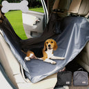 Waterproof Foldable Non Slip Polyester Backings Adjustable Straps Car Back Seat Cover Pet Supplies Grey