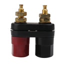 2pcs Double Gold-plated Terminal 4mm Banana Plug Power Amplifier Speakers