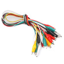 10pcs 50cm Double-ended Crocodile Clips Cable Alligator Clips Wire Testing