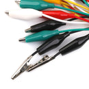 10pcs 50cm Double-ended Crocodile Clips Cable Alligator Clips Wire Testing