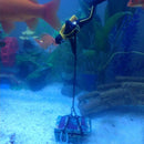 Plastic Automatic Take Off Aquarium Ornament Treasure Diver Black
