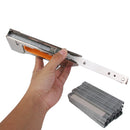2400PCS/BOX U Shape Staples Upholstery Fabric Stapler Tacker Staples Home Supplies Silver