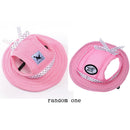 Adjustable Neck Chin Strap Mesh Polyester Dog Hat Pet Supplies Pink S