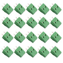 20pcs 2Pin Plug-in Terminal Block DG128 Screw KF128-2P Pitch 5.08MM 300V/10A