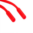 Kids Children Outdoor Sports Sunglasses Glasses Soft Silicone Band Strap + Pack of 2PCS Anti Slip Ear Hooks Holder Red