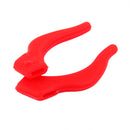 Kids Children Outdoor Sports Sunglasses Glasses Soft Silicone Band Strap + Pack of 2PCS Anti Slip Ear Hooks Holder Red