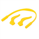 Set Of Kids Children Silicone Glasses Band Strap With Anti-Skip Ear Hook Holder Yellow