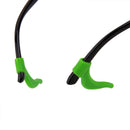 Kids Children Outdoor Sports Sunglasses Glasses Soft Silicone Band Strap + Pack of 2PCS Anti Slip Ear Hooks Holder Green