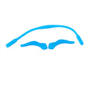 Kids Children Outdoor Sports Sunglasses Glasses Soft Silicone Band Strap + Pack of 2PCS Anti Slip Ear Hooks Holder Blue