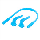 Kids Children Outdoor Sports Sunglasses Glasses Soft Silicone Band Strap + Pack of 2PCS Anti Slip Ear Hooks Holder Blue