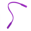 Kids Children Outdoor Sports Sunglasses Glasses Soft Silicone Band Strap + Pack of 2PCS Anti Slip Ear Hooks Holder Purple