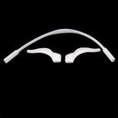 Kids Children Outdoor Sports Sunglasses Glasses Soft Silicone Band Strap + Pack of 2PCS Anti Slip Ear Hooks Holder White
