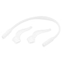 Kids Children Outdoor Sports Sunglasses Glasses Soft Silicone Band Strap + Pack of 2PCS Anti Slip Ear Hooks Holder White