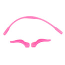 Kids Children Outdoor Sports Sunglasses Glasses Soft Silicone Band Strap + Pack of 2PCS Anti Slip Ear Hooks Holder Pink