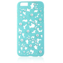 Waterproof Hollow Out Bling Pearl Case Cover Compatible FOR Iphone 6 Green