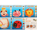 2Pcs 3D Ball Sphere Cake Chocolate Pudding Kitchen Baking Mold Tray