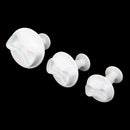 Generic 3PCS Bowknot Plunger Cutter Mold for Sugarcraft Fondant Cake Decorating DIY