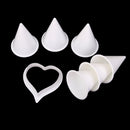 Generic Set of 7 Calla Lily Flower Former Modelling Cutters for Sugercraft Cake Cookie DIY