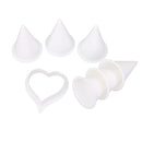 Generic Set of 7 Calla Lily Flower Former Modelling Cutters for Sugercraft Cake Cookie DIY