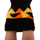 Pair Of 2PCS Puppy Dog Cat Non Slip Flexible Fashionable Socks Footwear XL Black +Yellow