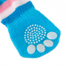 Pair Of 2PCS Puppy Dog Cat Non Slip Flexible Fashionable Socks Footwear L