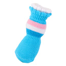 Pair Of 2PCS Puppy Dog Cat Non Slip Flexible Fashionable Socks Footwear L