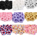 Artificial Silk Roses Wedding Party Restaurant Bar Decoration Flower Heads Pack of 50PCS Lilac