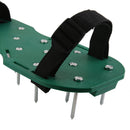 Green Garden Lawn Aerator Long Spike Spiked Shoes For Garden Lawn Care