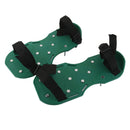 Green Garden Lawn Aerator Long Spike Spiked Shoes For Garden Lawn Care