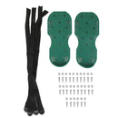 Green Garden Lawn Aerator Short Spike Spiked Shoes For Home Garden Lawn Care