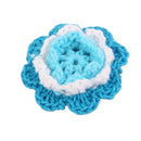 Handmade Flower Corsage Brooch For Women Girls Hair Accessory Brooch Bag Hat Clothes DIY Supplies Pack of 10PCS Blue S