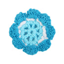 Handmade Flower Corsage Brooch For Women Girls Hair Accessory Brooch Bag Hat Clothes DIY Supplies Pack of 10PCS Blue S