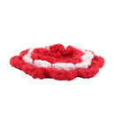 Handmade Flower Corsage Brooch For Women Girls Hair Accessory Brooch Bag Hat Clothes DIY Supplies Pack of 10PCS Red S