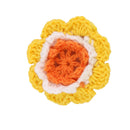 Handmade Flower Corsage Brooch For Women Girls Hair Accessory Brooch Bag Hat Clothes DIY Supplies Pack of 10PCS Yellow S