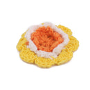 Handmade Flower Corsage Brooch For Women Girls Hair Accessory Brooch Bag Hat Clothes DIY Supplies Pack of 10PCS Yellow S